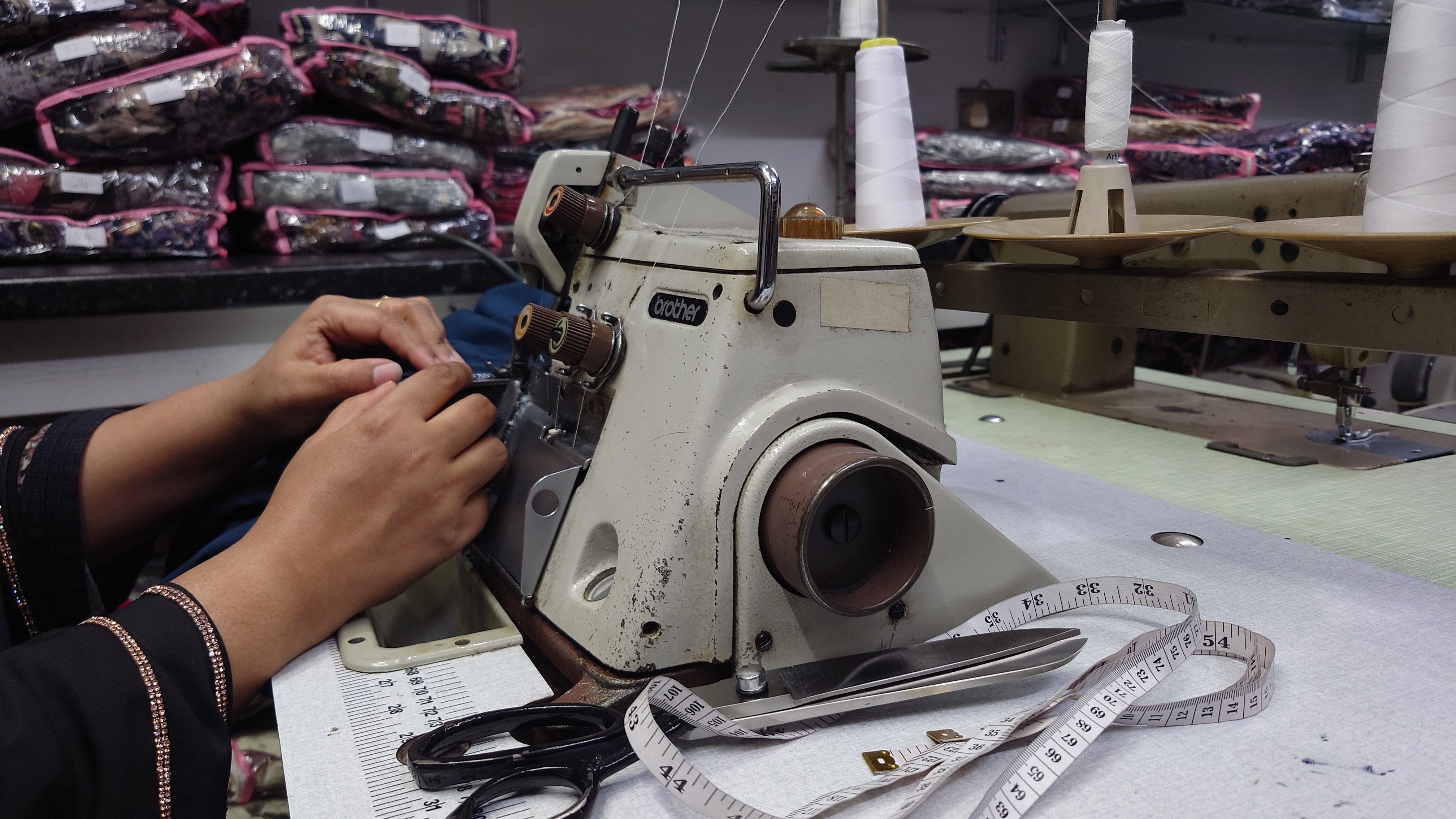 Tailor at work